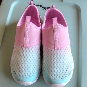 Rugged Shark Kids Pink and Blue Water Shoes